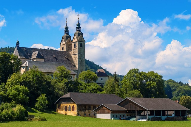 Maria Saal Cathedral in Klagenfurt, Austria